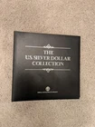 PCS US Silver Dollar Collection (Morgan/Peace) 13 Coin Set w/Stamps