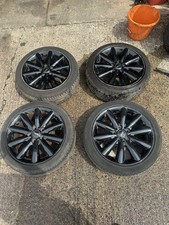 MINI COOPER F55/F56 17" BLACK ALLOY WHEEL - Set Of 4 #6855109 (7J) - Rd Desc