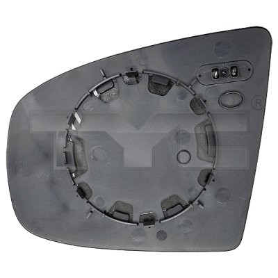 Left TYC 303-0102-1 mirror glass, exterior mirror for BMW