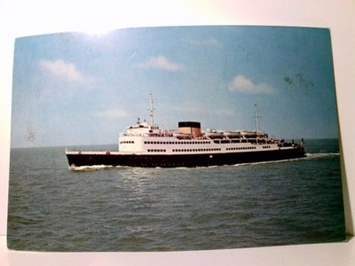 Schiffe. Pakketboot '' Prince Philippe ''. Zeevaartlijn Oostende - Dover. Alte Ans