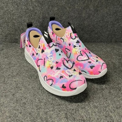 SKECHERS Ultra Flex 3.0 Graffiti Rush Shoes Girls's Size 2 Multi