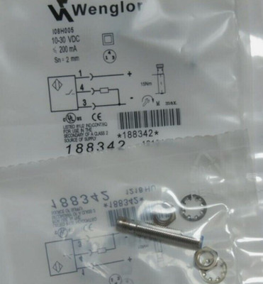 1x FOR NEW Wenglor sensor switch I08H005 Fast Ship  *tlp