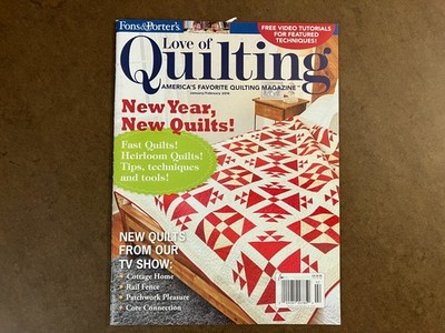 Fons & Porter's LOVE OF QUILTING Magazine, January February 2016