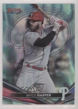 2022 Bowman's Best Aqua Lava Refractor 194/199 Bryce Harper #10 19n6