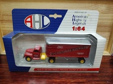 American Highway Legends AHL 1/64 Pennsylvania Railroad Ford Truck & Trailer NIB