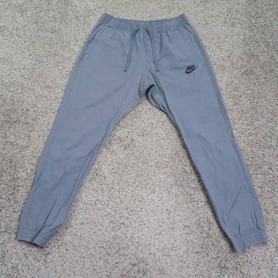 Nike Pants Mens Large Gray Sportswear Woven Joggers Drawstring 804325-021 30x29