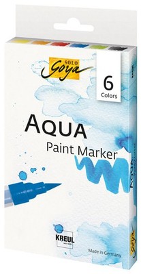 KREUL Aqua Paint Marker SOLO Goya 6er Set