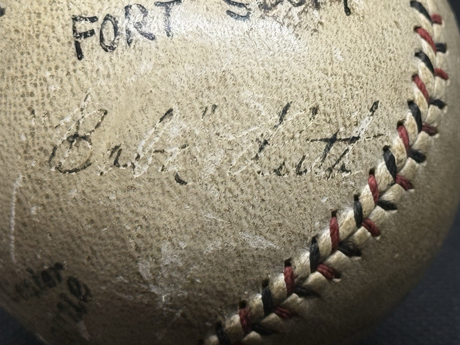 1922 Babe Ruth Single Signed Baseball PSA/DNA LOA New York Yankees HOF Quotes - image 2