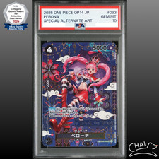 PSA 10 Perona OP06-093 SP SR The Azure Sea's Seven ONE PIECE Card Japanese 2025