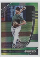 2020 Panini Prizm Draft Picks Green & Yellow Hyper Tekoah Roby #PDP86 0ne3