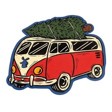 Dutch Bros Dec. 3rd 2025 Sticker Drop VW Bus Christmas Tree Coffee Holiday Decal