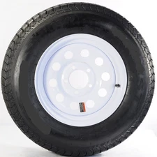 eCustomrim Radial Trailer Tire Rim ST175/80R13 175/80 13 LRC 5-4.5 Modular White