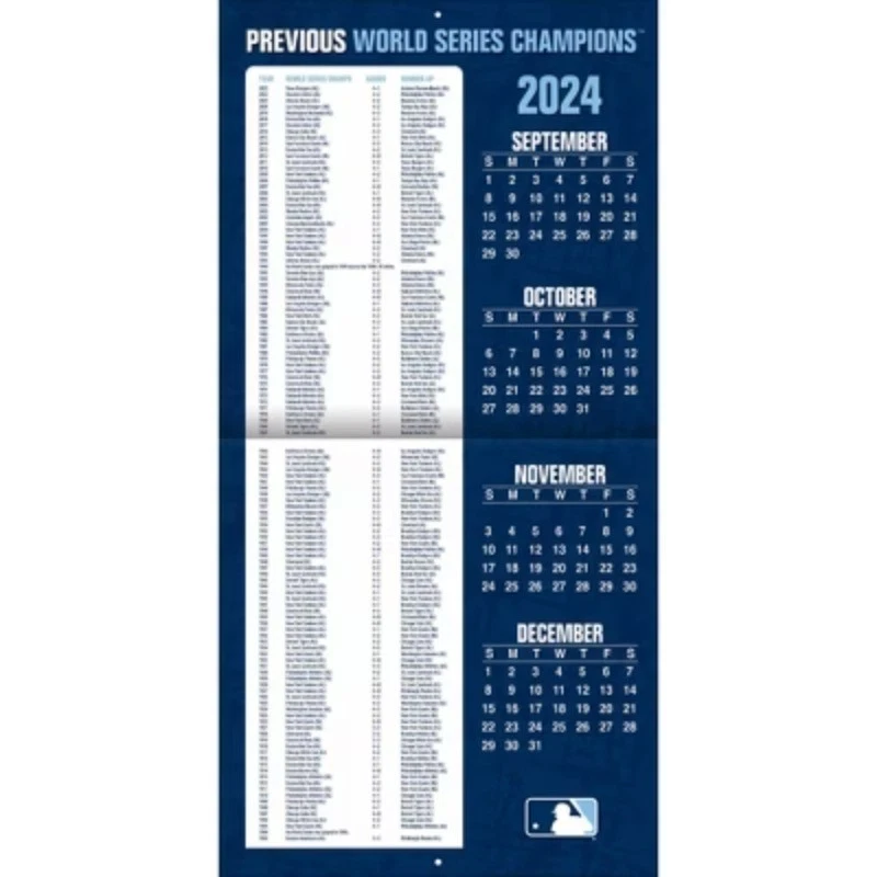Tampa Bay Baseball 2026 Team Wall Calendar