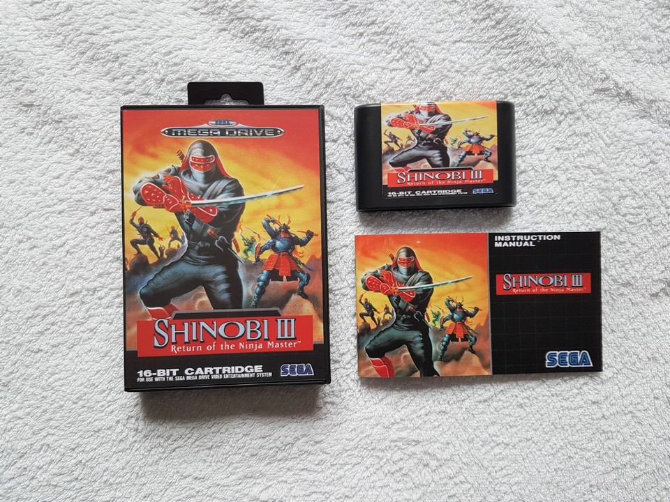 SEGA Megadrive Shinobi 3 PAL (Read Description)