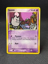 Spoink 62/100 Common Crystal Guardians Pokemon Moderately Played