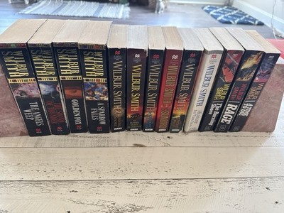 Wilbur Smith Paperback Lot 13 Books PAN St. Martin s Adventure Fiction Set