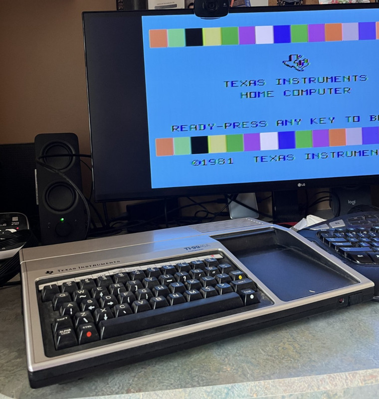 Texas Instruments TI‑99/4A Home Computer System Bundle (Tested, Working)