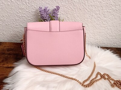 Coach Gemma Crossbody With Jeweled Buckle CE622 Gold/Powder Pink