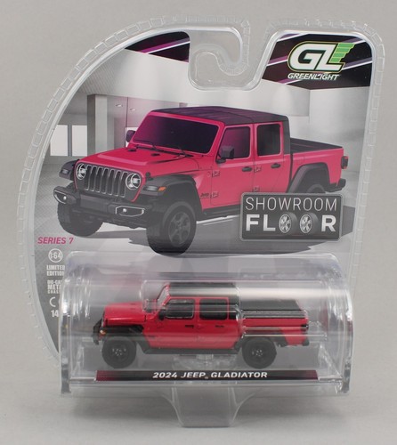 1:64 GreenLight *SHOWROOM FLOOR 7* PINK 2024 Jeep Gladiator *NIP* - 第 1/1 張圖片
