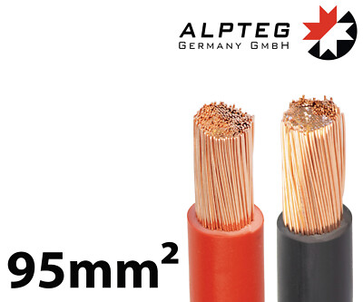 95mm² Batteriekabel H07V-K Rot Schwarz Fahrzeugleitung Stromleitung Kabel