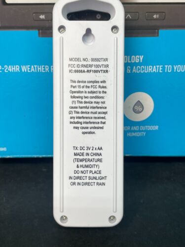 Acurite Black My Backyard Series Weather Station Digital Display Indoor/Outdoor - Picture 9 of 13