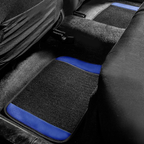 FH Group Universal Fit 4pcs Carpet Car Floor Mats for Auto SUV Van w/ Dash Mat - Picture 5 of 9