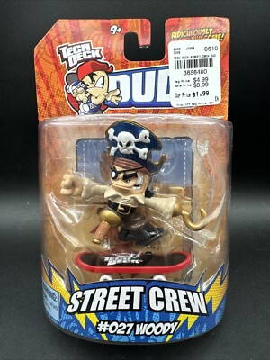 2008 Tech Deck Dude #027 WOODY TAN SHIRT Street Crew SEALED