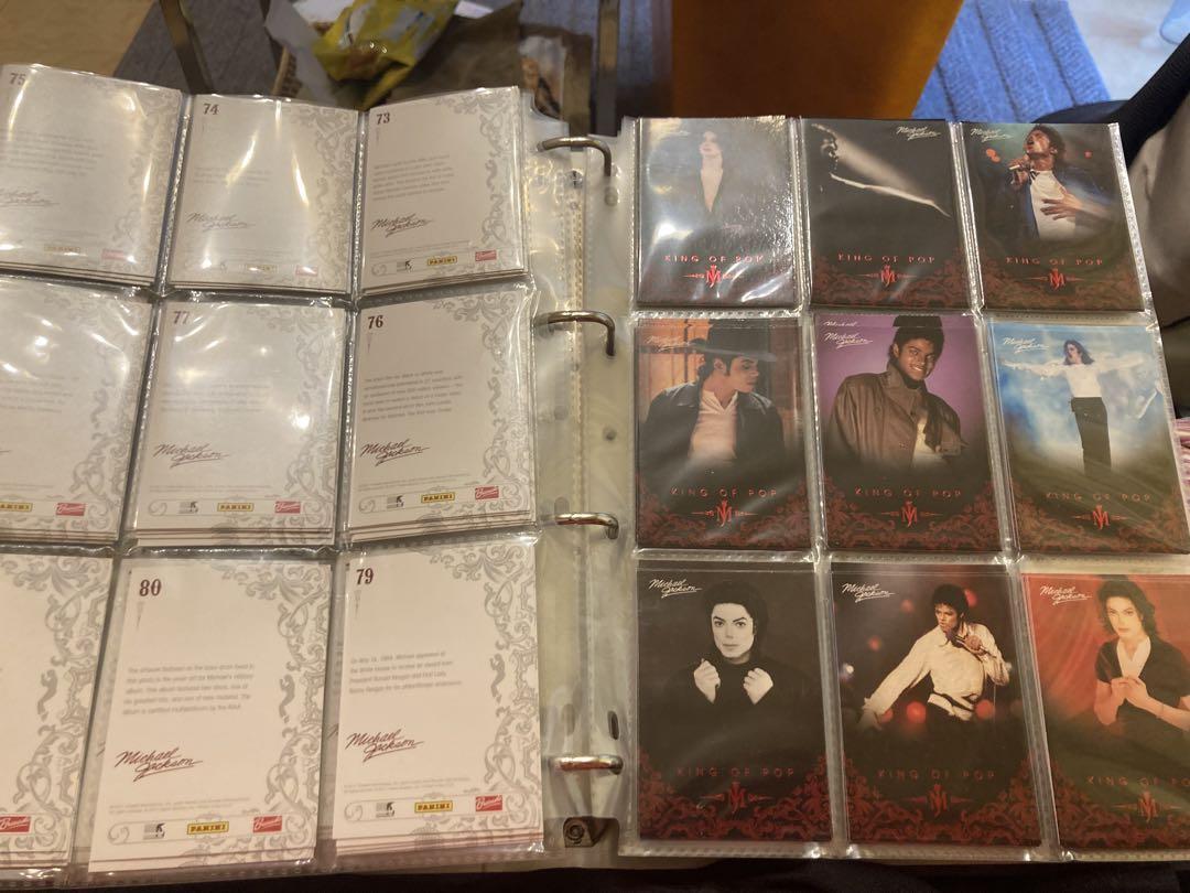 マイケルジャクソンパニーニ190枚セットレギュラーコンプリート Michael Jackson Panini Card 190 Piece Set Regular Complete