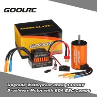 Waterproof 3660 3300kv Motor With 60a Esc Combo Set For 1/10 Rc Car V0c4 Waterproof 3660 3300kv Motor With 60a Esc Combo Set For 1/10 Rc Car V0c4