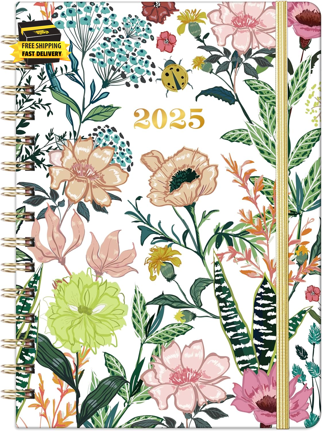 2025 Planner – Weekly ＆ Monthly Planner 2025, Jan. 2025 – Dec. 2025, 6.4