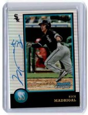 2018 Bowman Draft 1998 20th Anniversary Autographs Nick Madrigal Auto /99