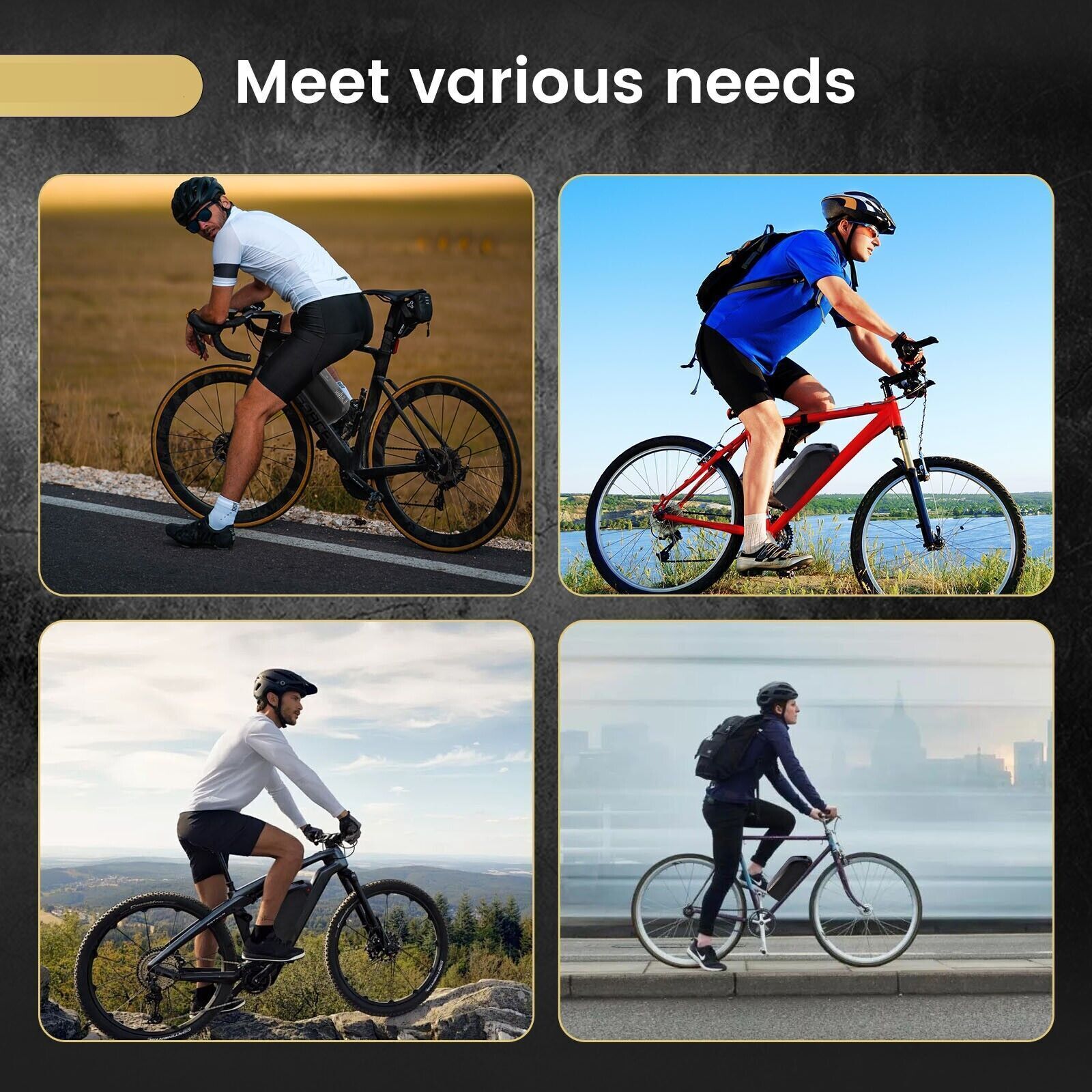 36V Hailong Lithium Ebike Battery Electric Bike Battery 5Pin For 200~1000W Motor