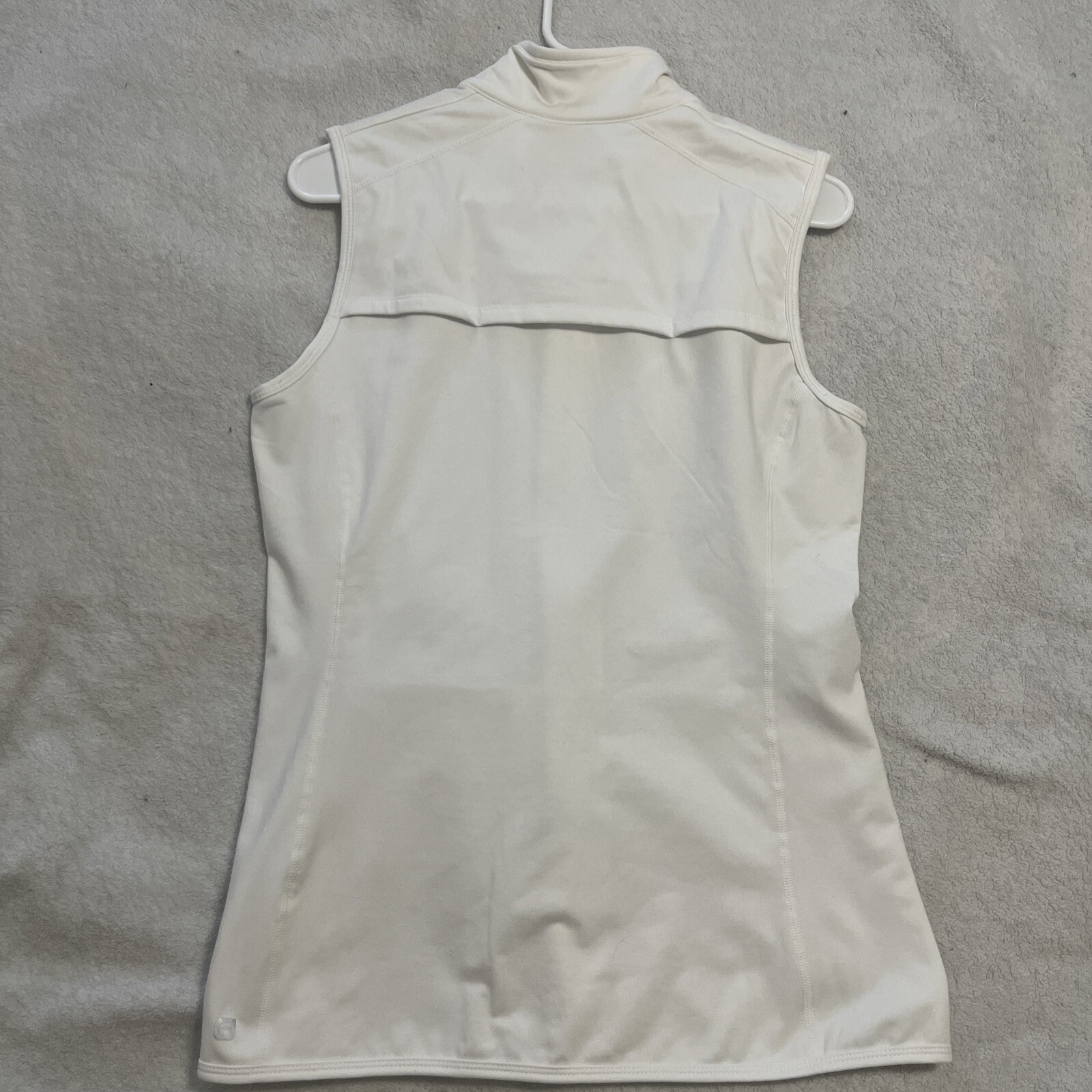 Fabletics Medium Vest White Full Zip Pockets Athl… - image 4
