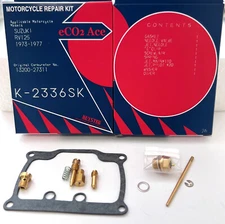 SUZUKI RV125 TRACKER KEYSTER CARBURETOR CARB REBUILD REPAIR KIT 1973 - 1977