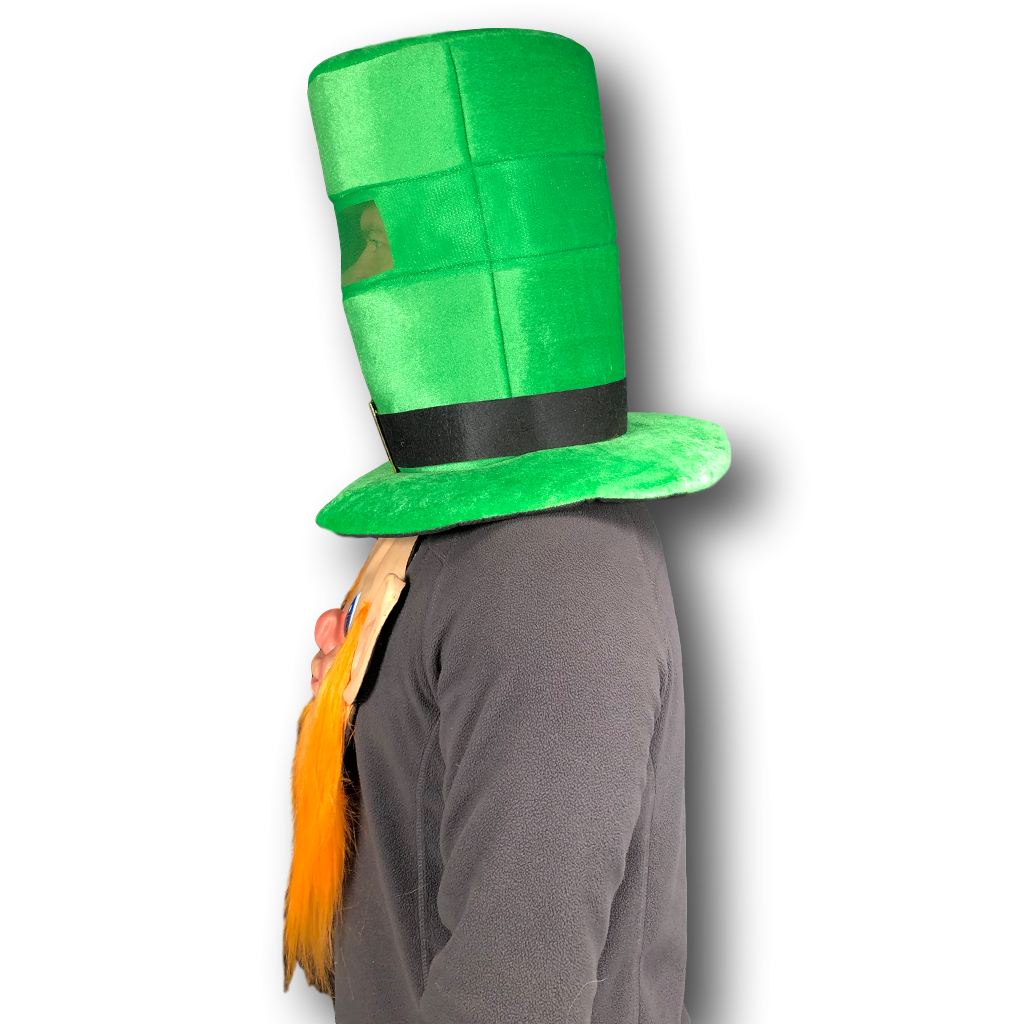 St. Patrick's Day Kostüm - Irischer Hut Mit Leprechaun-Motiv Für Partys & Feiern