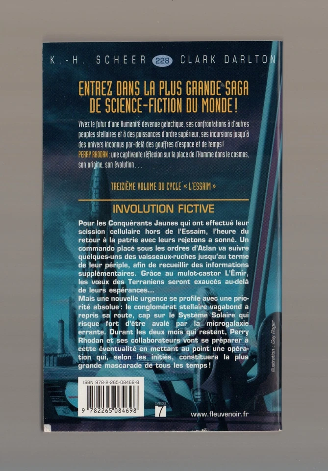 FLEUVE NOIR PERRY RHODAN N°228 INVOLUTION FICTIVE K.H. SCHEER & C. DARLTON - Photo 3/3
