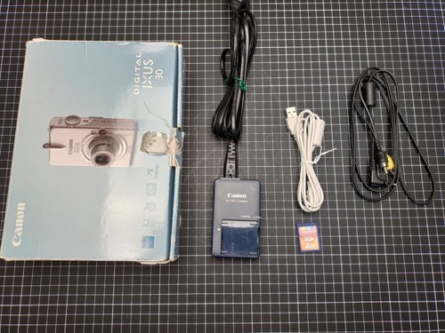 Canon Ixus 30 Full Set, TESTED, Full Set, Digital Point and Shoot - Bild 2 von 6
