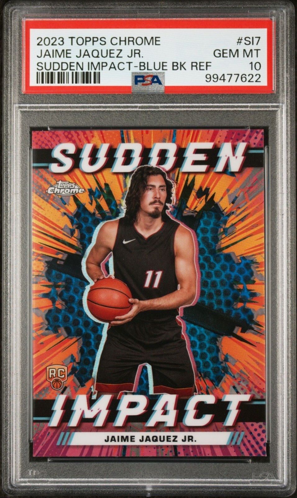 2023-24 Topps Chrome Sudden Impact SI-7 Jaime Jaquez Jr PSA 10 GEM-MINT