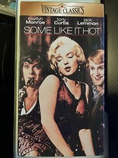 Some Like It Hot - VHS 1997 Vintage Classics - Marilyn Monroe - Brand New SEALED