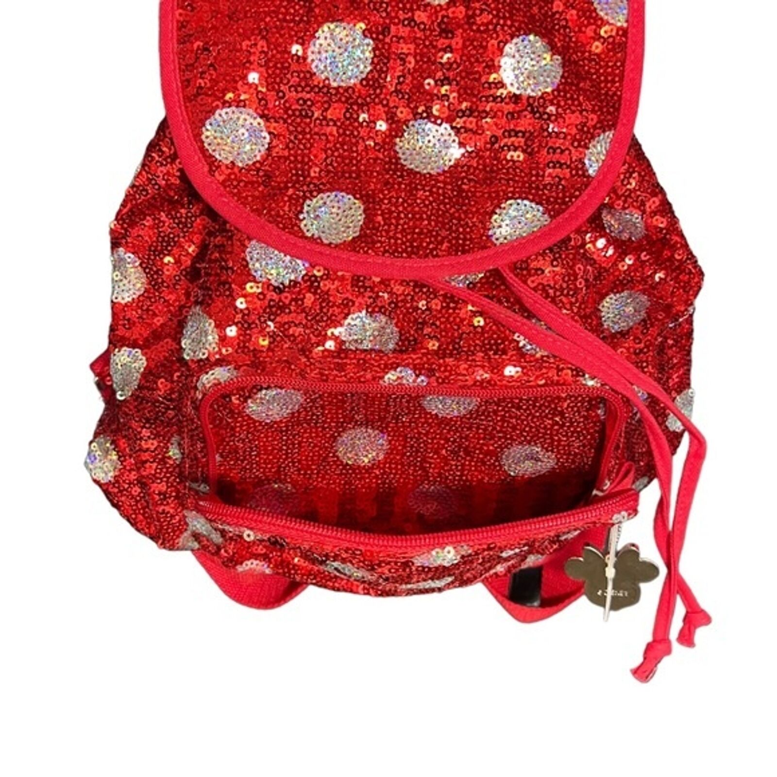 Disney Minnie Mouse Red and Holographic Sequined … - image 7