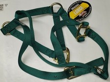 Weaver Original 1" Nylon Horse Halter, Box-Stitching Rolled Throat, Hunter Green