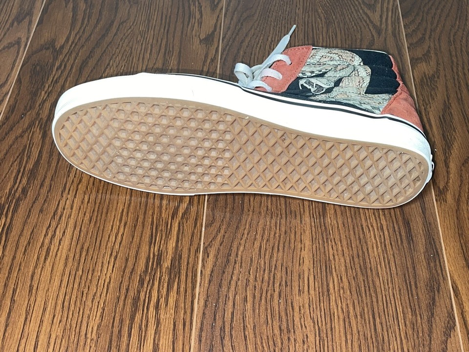 Vans Rattlesnake Desert Sk8Hi Sneakers Chili Oil Red High Top Men 11.5