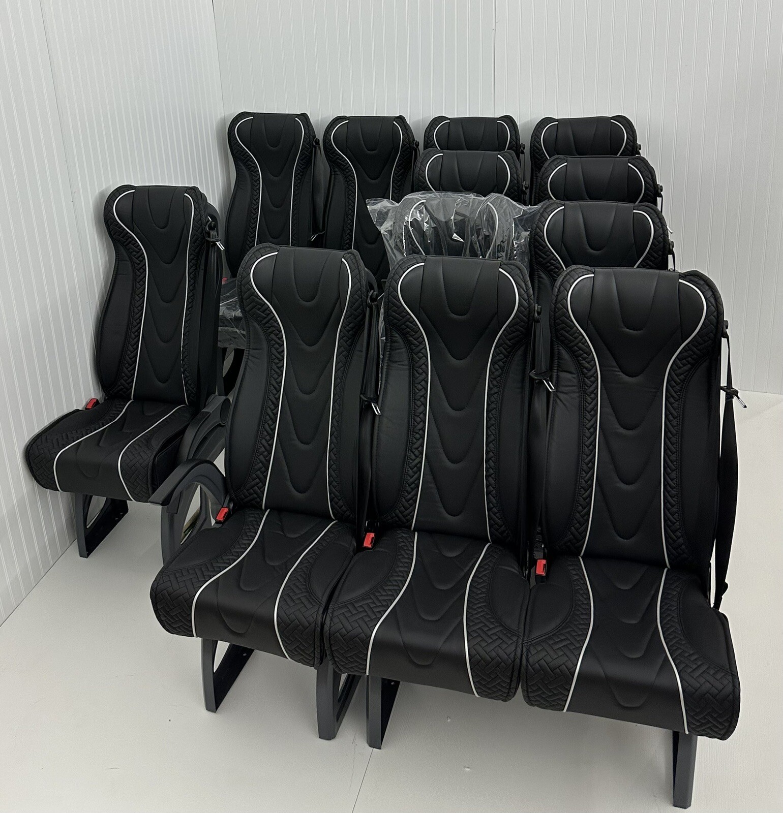 Set of 12 Passengers Captain Chairs Perfect Fit For Mercedes Sprinter