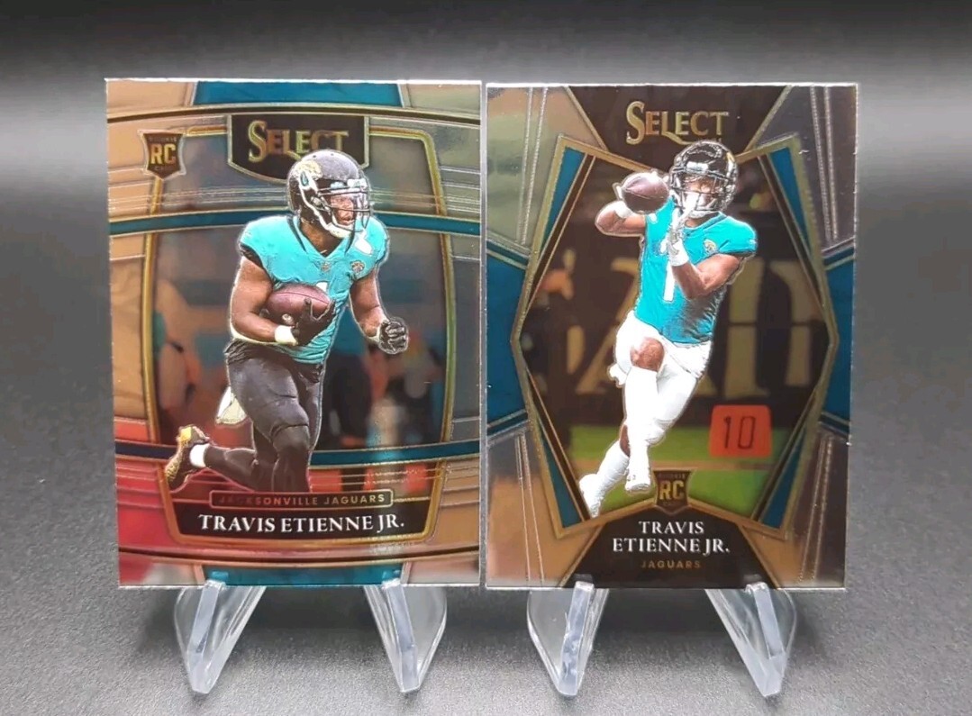 Travis Etienne Jr RC Lot 2021 Panini Select Football Rookie  Premier, Concourse