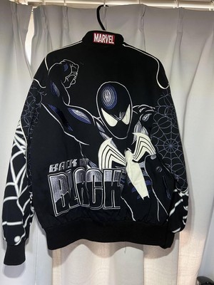 スパイダーマンジャケットJHジェフハミルトン刺繍 スパイダーマンジャケットJHジェフハミルトン刺繍