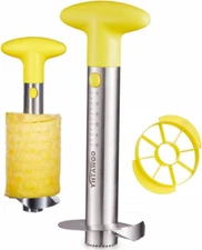 Pineapple Cutter Slicer Corer Sharp & Heavy Duty Stainless Steel Pineapple Peele