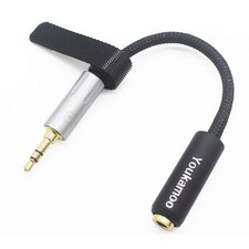 3.5mm to 4.4mm Balanced Female Headphone Adapter Cable Earphone Adapter Cable...