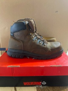 wolverine steel toe lace up boots
