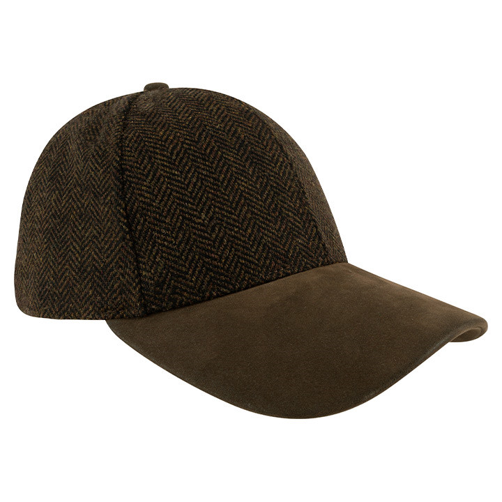 Jack Pyke Herringbone Baseball Cap Hat Wool Blend Country Hunting Shooting