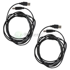 2 NEW 10FT USB 2.0 A Male to B Male Printer Scanner Cable Black U2A1-10-2PK HOT